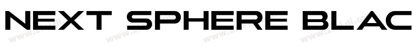 Next Sphere Black字体转换